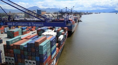 Obras ampliam capacidade de embarque no Porto de Paranaguá