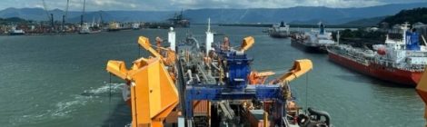 Canal e berços de Santos passarão por dragagem programada até final de fevereiro