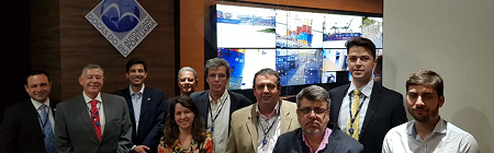 Membros do CONSAD visitam a nova estrutura de segurança do Porto do Rio de Janeiro