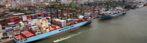 Terminal de Contêineres amplia movimentação em 23,4% no Porto de Santos