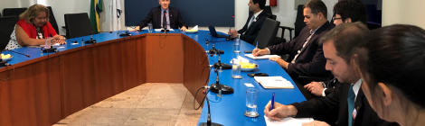 Tokarski recebe equipe da SNPTA para tratar de terminais e poligonais de portos da Amazônia e Itaqui
