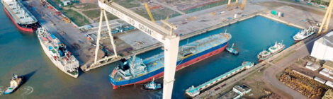 Estaleiro Rio Grande recebe três navios para reparos