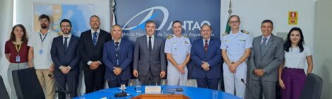 Agência recebe Marinha do Brasil para apresentar PGO hidroviário