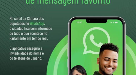 Canal Whatsapp Câmara dos Deputados