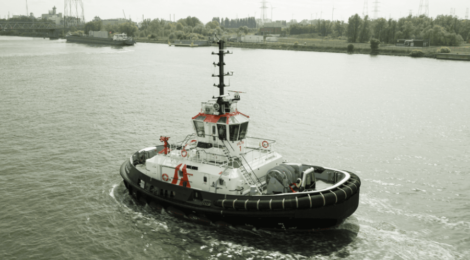 Porto de Antuérpia-Bruges lança rebocador totalmente elétrico