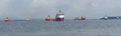 Frota de apoio em AJB fechou setembro com 463 embarcações