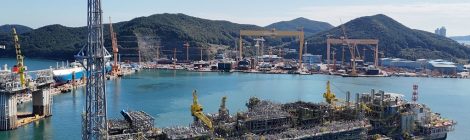 P-79 deixa estaleiro sul-coreano rumo ao Brasil