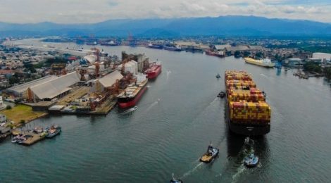 Santos fecha 2025 com 186,4 milhões de toneladas movimentadas e recorde anual