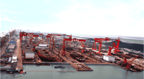 China mantém pelo 16º ano posição de maior construtor naval do mundo