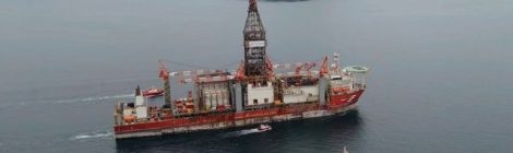 Navio-sonda da Foresea volta à Bacia de Santos após parada programada